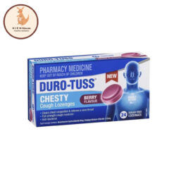 Kẹo Ngậm Ho Duro-Tuss Chesty Cough Lozenges Berry Flavour 24 Viên