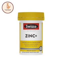 Viên Uống Bổ Sung Kẽm Swisse Ultiboost ZinC+ - Hộp 60 Viên