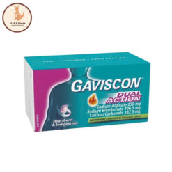 Viên Nhai Gaviscon Dual Action Peppermint Flavour - Hộp 48 Viên