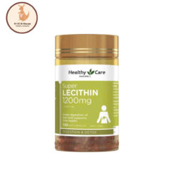 Viên Uống Mầm Đậu Nành Healthy Care Super Lecithin 1200mg - Hộp 100 Viên