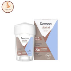 Sáp Khử Mùi Rexona Clinical Protection Cream Shower Clean 96H - 48g/45ml