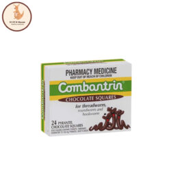 Tẩy Giun Vị Socola Combantrin Chocolate Squares 24 Viên