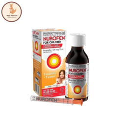 Nurofen For Children 3 months - 5 years Pain and Fever Relief Ibuprofen Strawberry 200ml