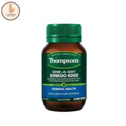 Viên Uống Bổ Não Tăng Cường Trí Nhớ Thompson's One-A-Day Ginkgo Biloba 6000mg - Hộp 60 Viên