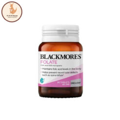 Viên Uống Bổ Sung Axit Folic Cho Bà Bầu Blackmores Folate - Hộp 90 Viên