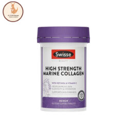 Viên Uống Bổ Sung Collagen Swisse High Strength Marine Collagen - Hộp 60 Viên