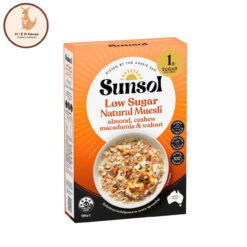 Ngũ Cốc Sunsol Natural Muesli Almond Cashew Macadamia & Walnut 500g