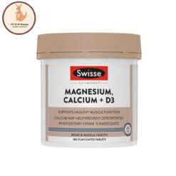 Viên Uống Bổ Sung Canxi Swisse Ultiboost Magensium Calcium + D3 - 180 Viên