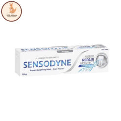 Kem Đánh Răng Sensodyne Sensitive Teeth Pain Repair & Protect Whitening Toothpaste 100g